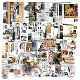 200 Pieces Vintage Ephemera Scrapbooking Supplies Pack for Journaling, Decoupage Paper Scrapbook Stickers Kit for Bullet Junk Journal Planners Esweny