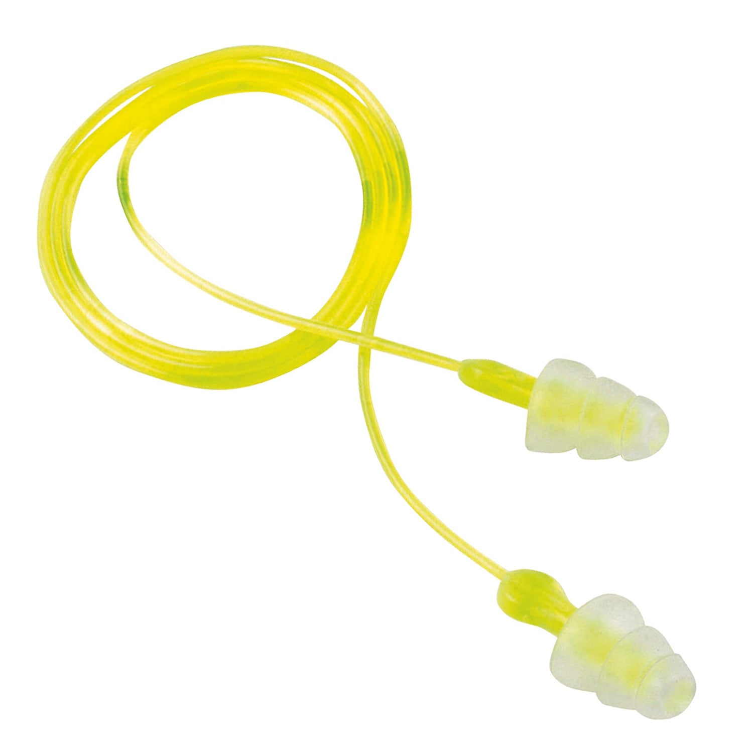 Peltor Sport Tri-Flange Corded Reusable Earplugs, 26 Db Nrr, 3-Pair Per Pack Peltor Sport