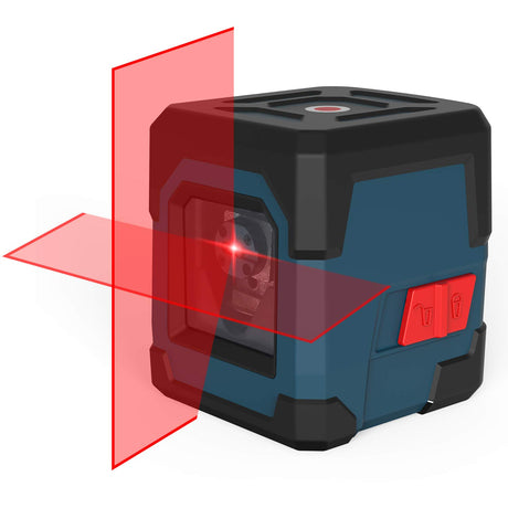 Laser Level, RockSeed 100 Feet Cross Line Laser with Self-Leveling, Vertical and Horizontal Line, Rotatable 360 Degree, Carrying Pouch, Battery RockSeed