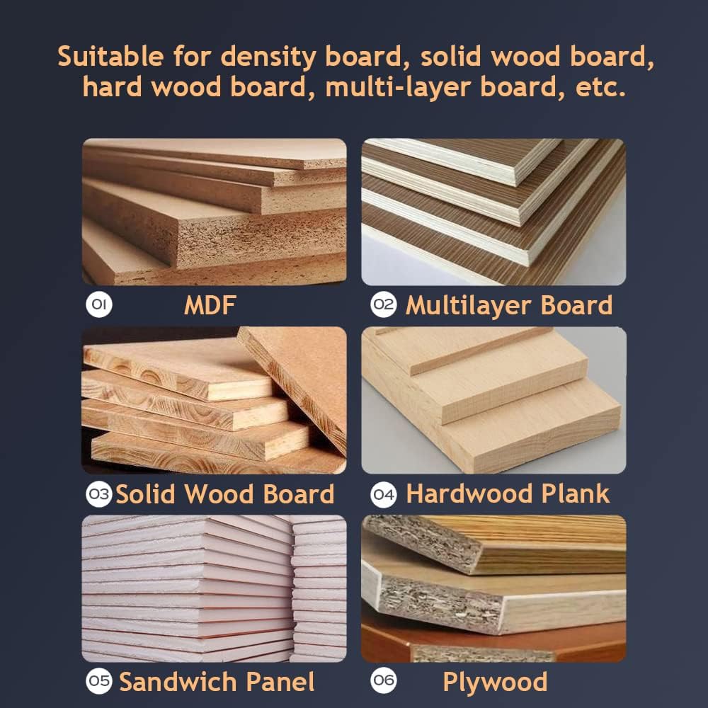 Carbide End Mills Up & Down Cut 1/8 Inch Shank,CNC Spiral Router Bits(3.175x22mm) Compression Bit 2 Flutes Milling Cutter for Engraving Milling 3D HOZLY