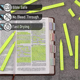 Mr. Pen- Aesthetic Highlighters, 12 pcs, Yellow, Chisel Tip, Bible Highlighters and Pens No Bleed, Bible Highlighter Pens, Cute Highlighters, No Mr. Pen