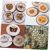 20pcs Mini Log Slices Wood Slab for Crafts Unfinished Wood Slices Small Wood Slice Birch Wood Slices Unfinished Wood Crafts Wood Slices Circles Bulk SEWOART