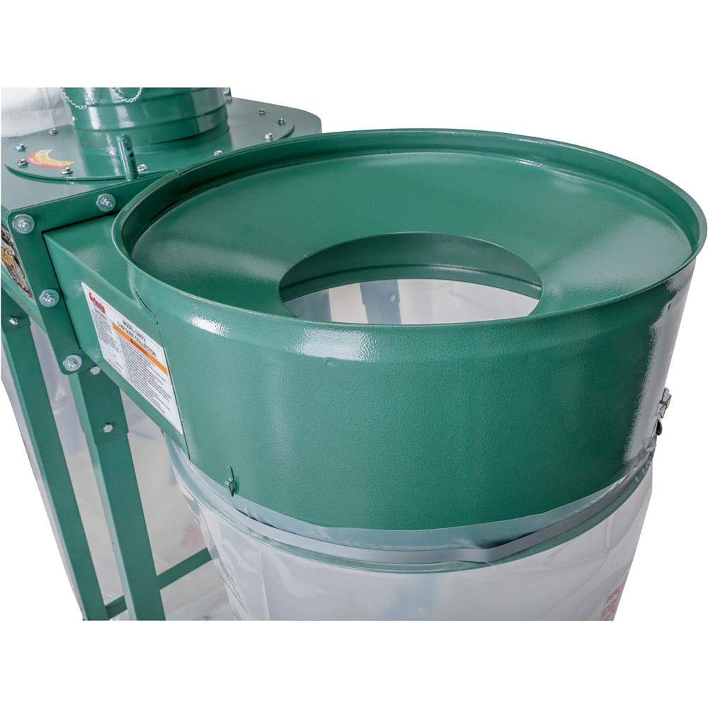 Grizzly G0672 Industrial Dust Collector, 5 HP Grizzly