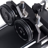 Cloudray Co2 Laser Rotary Attachment Rotary Axis 2 Axis CNC Laser Rotary Attachment with Nema 23 2-Phase Stepper Motor(Roller-4 Pin) Cloudray