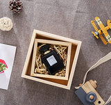 Frcctre 12 Pack Unfinished Small Wooden Box, 4" x 4" Square Wooden Box Craft Storage Organizer Box for Art Collectibles, Home Decor, Desktop Drawer Frcctre