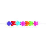 Colorations fun shapes pony beads, 1lb, set of 1800 beads, lacing hole 1/8 inches, craft, hobby, arts & crafts, fun, art supplies, fun shaped pony Colorations