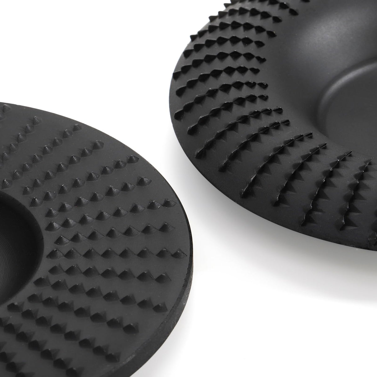 Hedume Set of 5 Angle Grinder Wood Carving Disc for 4" or 4 1/2" Attachments with 5/8 inch Arbor, Stump Tool Grinding Wheel Shaping, Wood Shaping Hedume