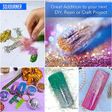 Chunky Holographic Body Glitter I 16 Colors + Glitter Glue for Face Glitter Makeup, Hair, Eye & Fine Glitter Eyeshadow - Perfect for Halloween, SoJourner Bags