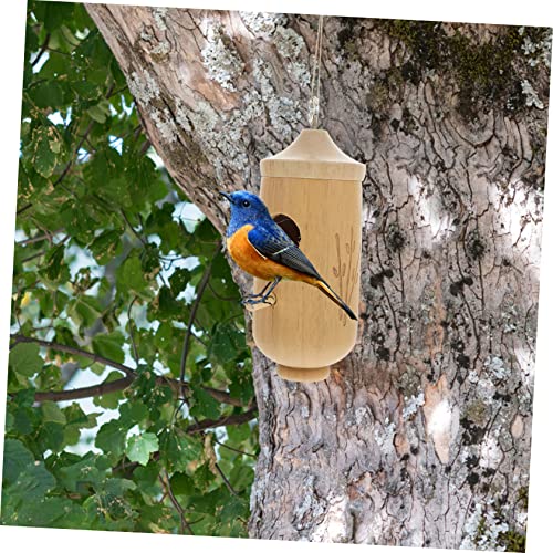 SUPVOX Hummingbird House Small Unfinished Birdhouses Bird Breeder Honeycomb Hut Wood Bird House Outdoor Bird Aviary Decorative Bird Houses Outdoor SUPVOX