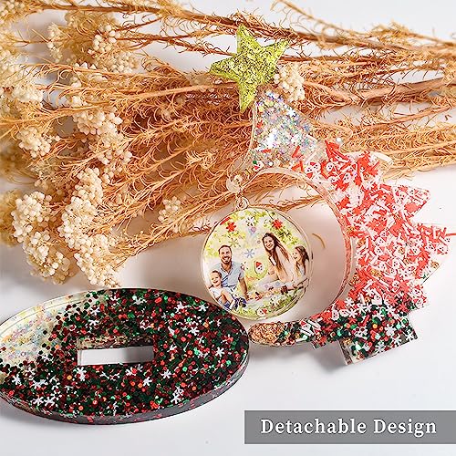 Large Silicone Mold, Photo Frame Resin Molds, Christmas Tree Shape Resin Molds for Epoxy Casting, Picture Frame Display Unique Crafts Making Resin Wehous