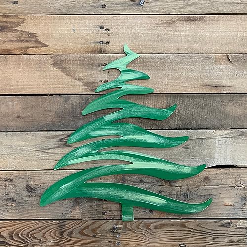 Brush Stroke Christmas Tree Cutout, Craft Unfinished Wood Shape Build-A-Cross