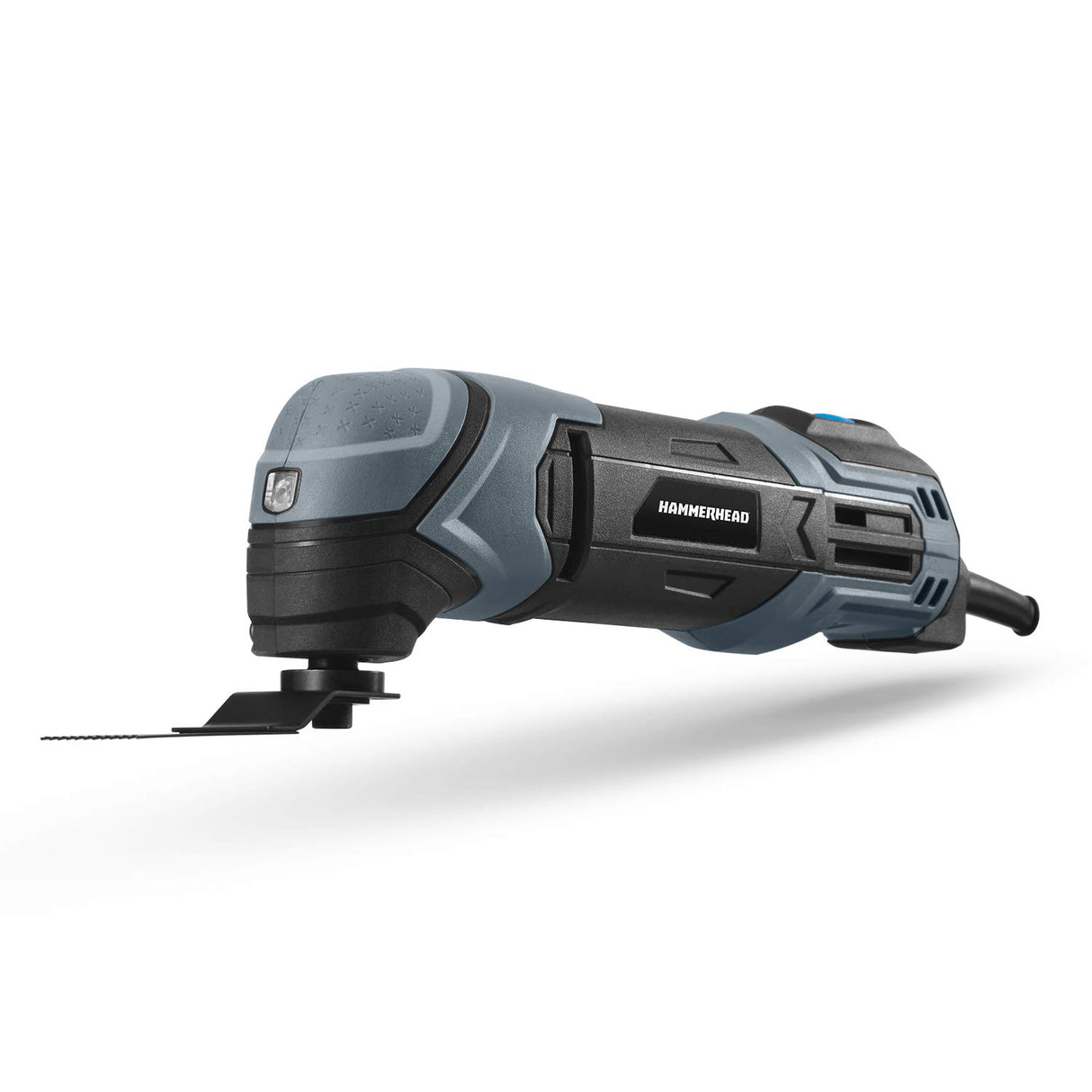 Hammerhead 2.2-Amp Oscillating Multi-Tool with 1pc Flush Cut Blade, 1pc Semicircle Saw Blade, 1pc Sanding pad, 3pcs Sanding Paper - HAMT022 Hammerhead