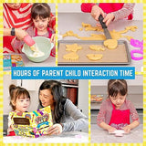 GirlZone Cookie Art Bakery Kit, Decorate Cookies Using Sugar Cookie Decorating Supplies with Stencils, Brushes and Cutters, Fun Cookie Decorating Kit GirlZone