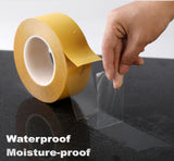 Ultra-Thin Clear Double Sided Tape Heavy Duty 2-Inch x 50 Feet Two Sides Strong Stick Mounting Adhesive Tape for Arts & Crafts, Fix Carpet, Women ANGKEEL