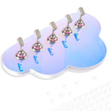 ANGNYA Nail Stand for Painting Nails 1 Set Acrylic Nail Stand for Press On Aurora Nail Holder for Painting Magnetic Nail Display Stand with 200 Pcs ANGNYA