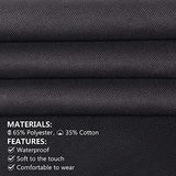 Hongsome Artist Apron,Paint Garden Pottery Teacher Painting Aprons for Adults Women 3 Pockets, Adjustable Bib Apron for Art Gardening Cooking Black Hongsome