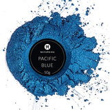 MEYSPRING Pacific Blue Epoxy Resin Color Pigment - 50 Grams - Great for Resin Art, Epoxy Resin, and UV Resin - Mica Powder for Epoxy Resin MEYSPRING