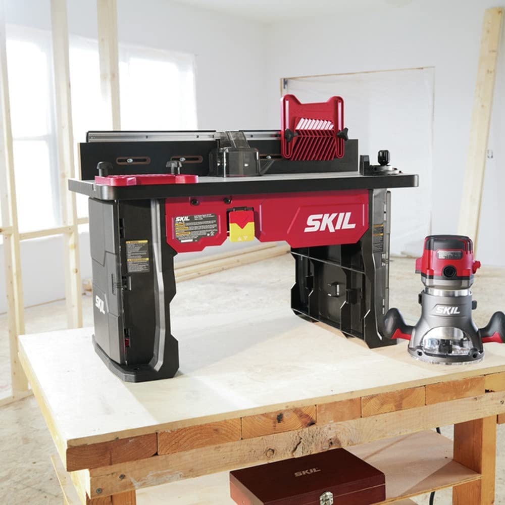 SKIL RT1323-01 Router Table and 10Amp Fixed Base Router Kit - WoodArtSupply