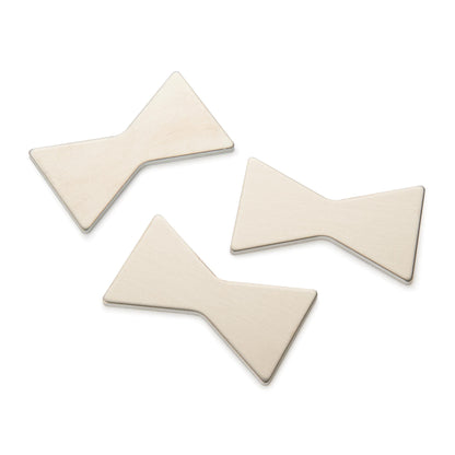 WoodRiver Aluminum Bowtie Inlays - Small 3 Pack - WoodArtSupply