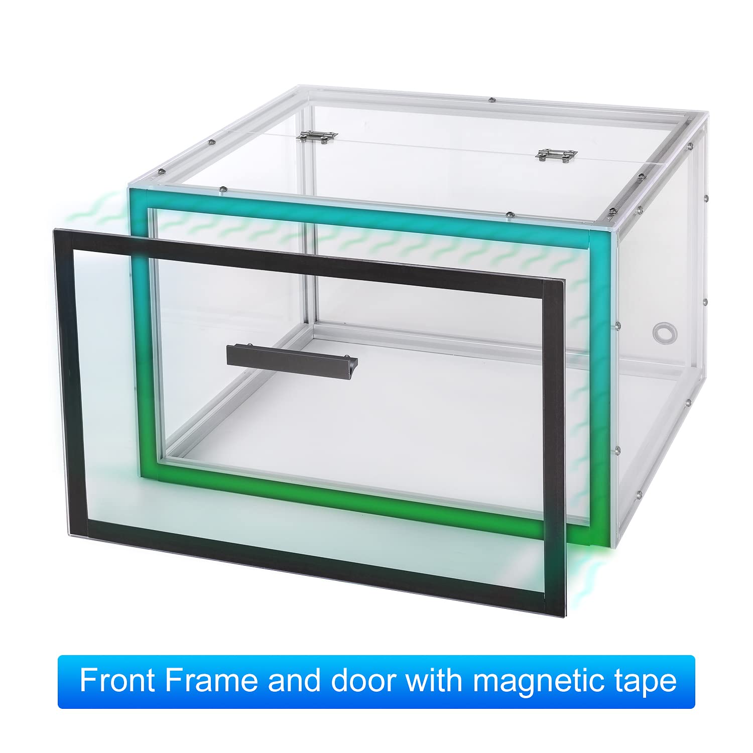 Acrylic CNC Enclosure 510 x 455 x 335 mm, Enhanced Protection, Dustproof,Cleaning, Noise Reduction, Compatible with CNC Router Machine 3018 Zhong Hua Jiang