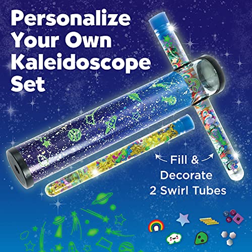 Creativity for Kids Magic Swirl Kaleidoscope Kit - Make Your Own Kaleidoscope for Kids, STEM Toys, Medium Creativity for Kids