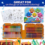 Crayola Baby Shark Art Set, 90 Pieces, Gift for Kids, 4, 5, 6, 7 Crayola