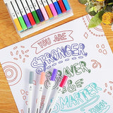 Welebar 1.0 Tip Medium Point Pens for Cricut Joy/Xtra, 36 Pack Assorted Marker Pens for Drawing, Writing, Compatible with Cricut Joy Machines Welebar