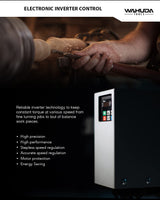 Benchtop 14" Variable Speed Wood Lathe w/induction motor WAHUDA TOOLS