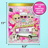 Horizon Group USA L.O.L. Surprise! Double Feature Super Sketch & Create, 350+ Piece Art Activity Set, Includes Coloring Pages, Crayons, Gel Pens, L.O.L. Surprise!