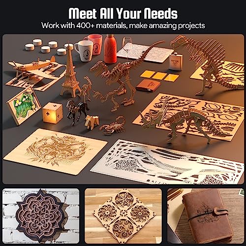 WIZ,MAKER 36W Laser Engraver +Laser Engraver Enclosure, 760 x 740 x 420mm+Smoke Purifier for Laser engraver WIZMAKER