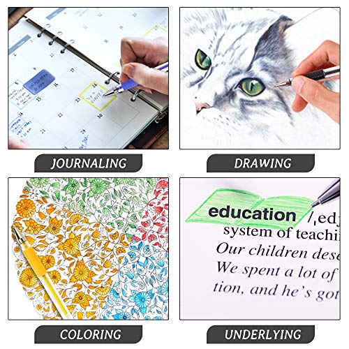 Shuttle Art Gel Pens, 32 Colors Gel Pen Set with Coloring Book for Adults Coloring Books Drawing Doodling Crafts Scrapbooking Journaling Shuttle Art