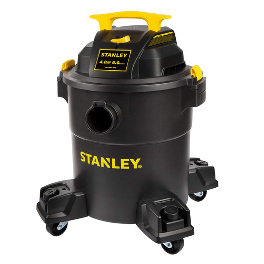 Stanley - SL18116P Wet/Dry Vacuum, 6 Gallon, 4 Horsepower Black - WoodArtSupply