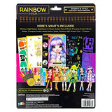 Horizon Group USA Rainbow High Scratch ‘n Style Fashion Sketchbook, Scratch Art, Coloring Book, Includes Stencils, Crayons, Scratch Art Stickers & Horizon Group USA
