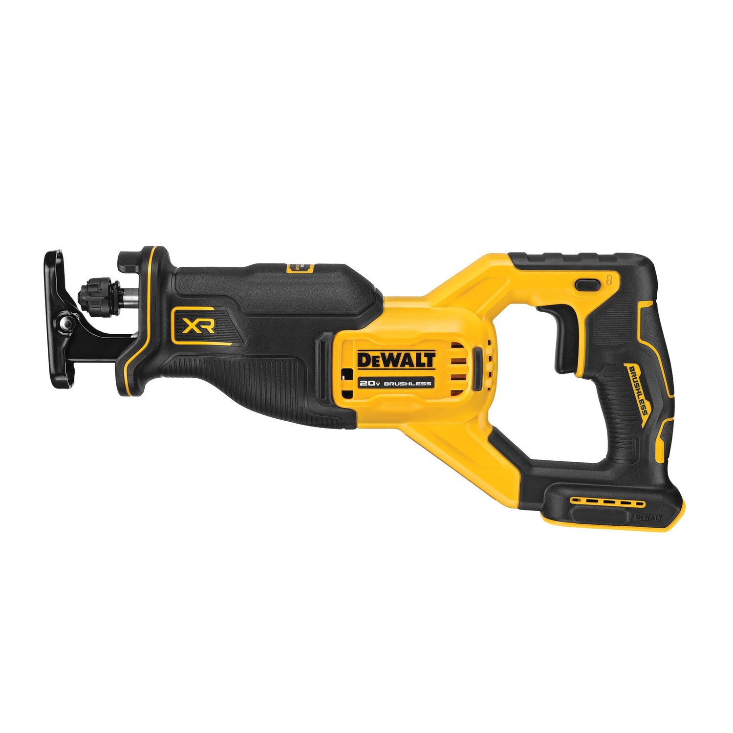 DEWALT 20V MAX XR Reciprocating Saw, Cordless, 2-Finger Variable Trigger, Keyless Blade Clamp, Bare Tool Only (DCS382B) DEWALT