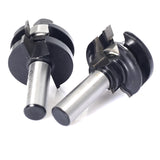 SICWOOD 3pcs Cabinet Door Router Bits Set 1/2 Inch Shank, with Updated C3 Carbide Raised Panel Cabinet Door Making Router Bits, Router Door & Window SICWOOD