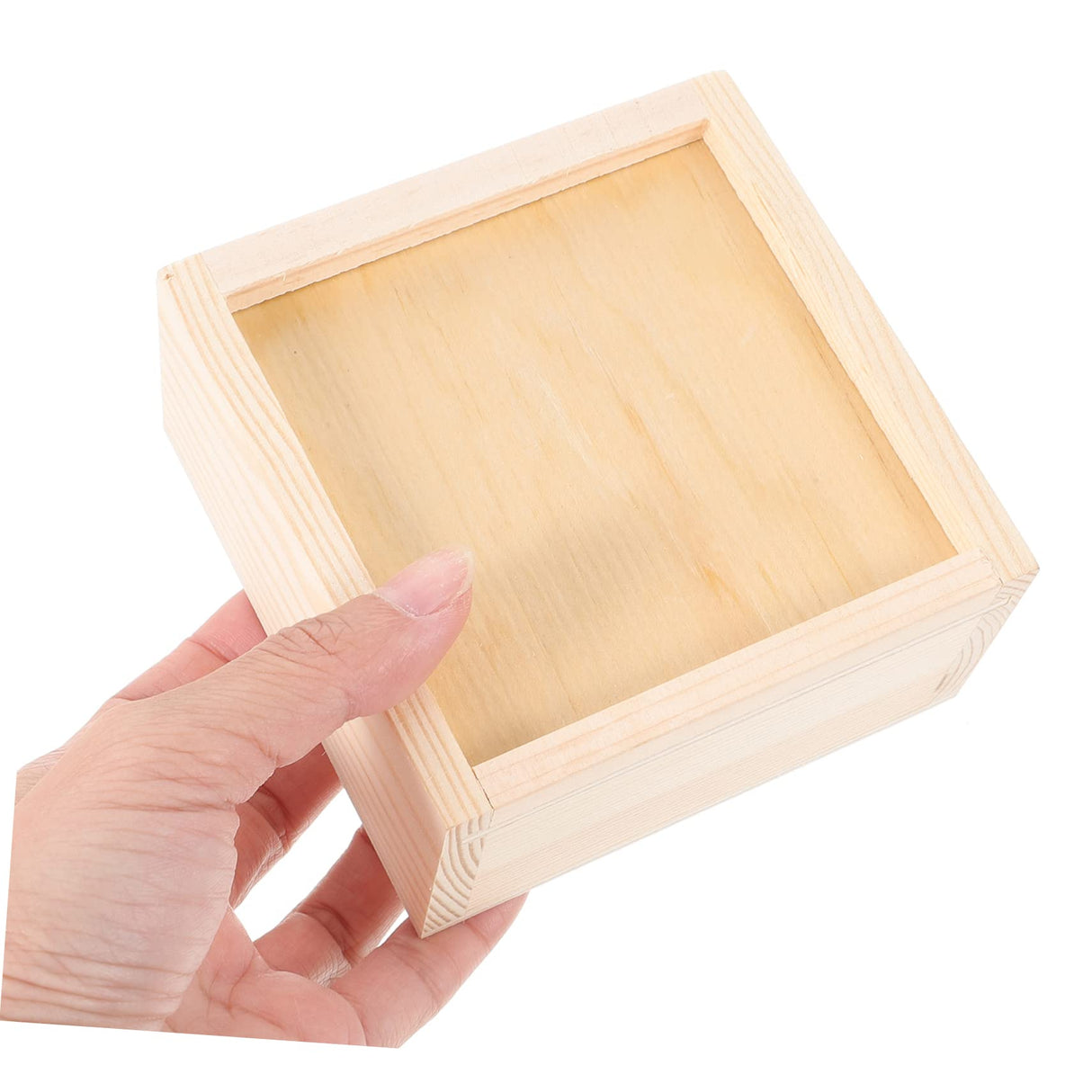 NOLITOY 3pcs Box Wooden Drawer Wooden Unfinished Small Decorative Rustic Case Jewelry Organizer for Drawer Wooden Decor Wood Decor Wood Crates NOLITOY