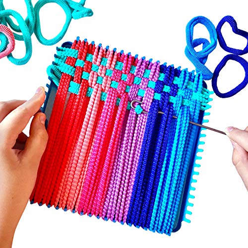 Hapinest Make Your Own Potholders Weaving Loom Kit Arts and Crafts Kit for Kids Girls and Boys Ages 6 7 8 9 10 11 12 13 Years Old and Up Hapinest