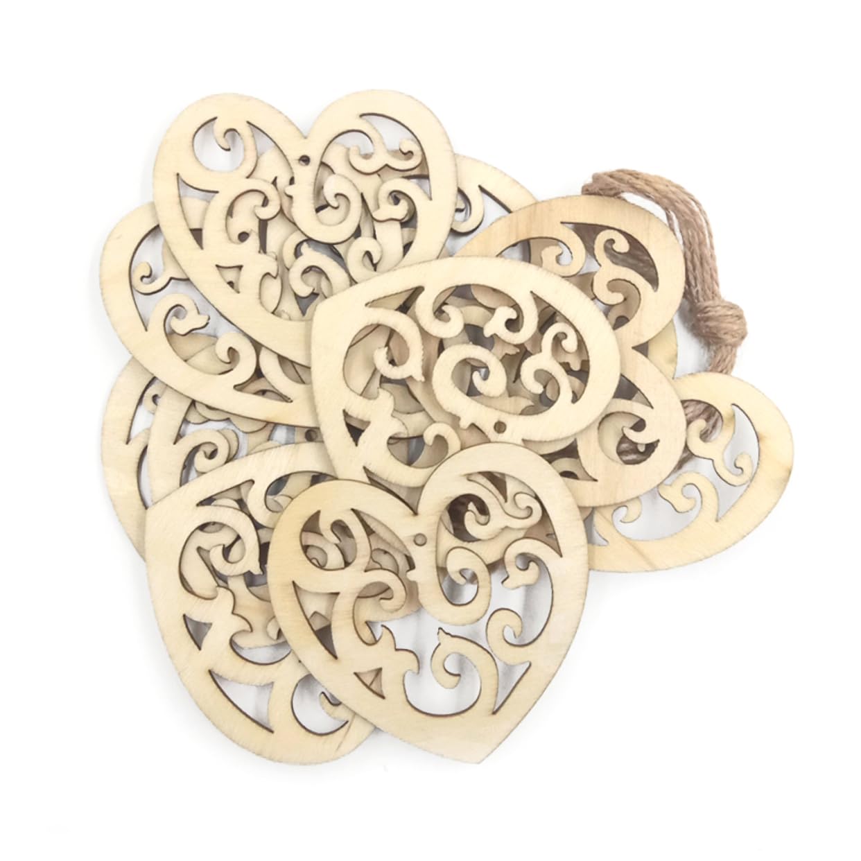 SEWOART Wooden Embellishments Crafts en Wood Log Slices SEWOART