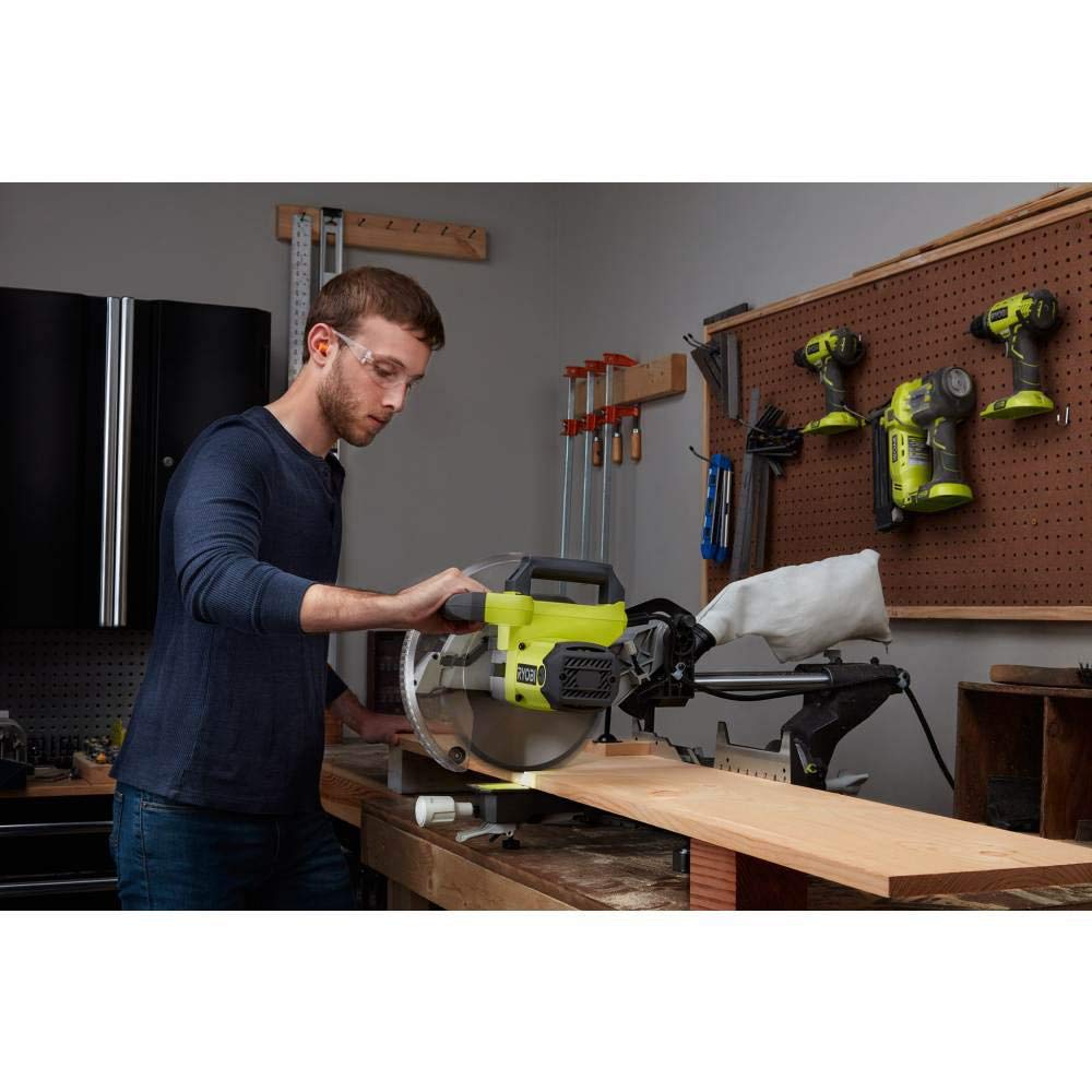15 Amp 10 in. Sliding Compound Miter Saw RYOBI