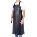 Homsolver Heavy Duty Vinyl Waterproof Apron for Unisex Adult, Ultra Lightweight, Industrial Apron, Black Homsolver