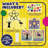 SUNGEMMERS Diamond Window Art Craft Kits for Kids 8-12 - Fun for Girls Ages 8-12, Spring Crafts for Kids Ages 8-12 - Great 6 7 8 9 10 Year Old Girl PURPLE LADYBUG