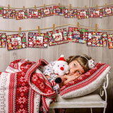 24 Packs Christmas Photo Frame Xmas Craft DIY Picture Frame Ornaments with Stickers Christmas Photo Frame Cards Game DIY Xmas Gift Winter Decorations Capoda