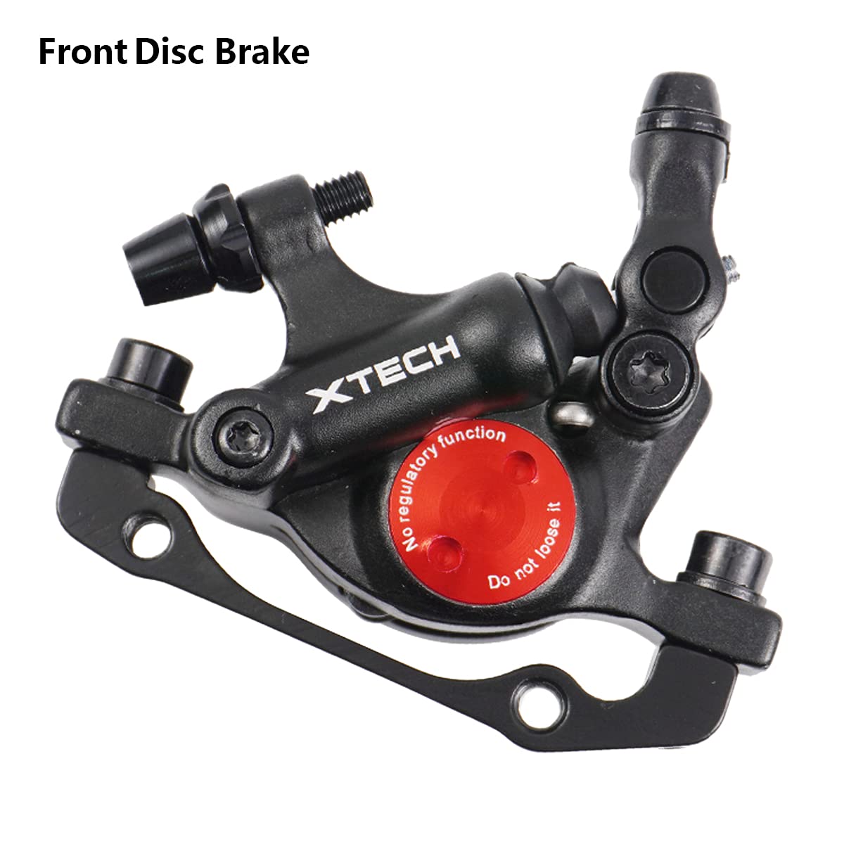CNC MTB Hydraulic Disc Brake，Bike Disc Brake Front and Rear Line Pulling Hydraulic Disc Brake，Black. CNC