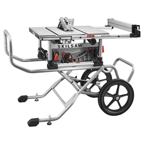 SKIL 10 Inch Heavy Duty Worm Drive Table Saw with Stand - SPT99-11 SKILSAW