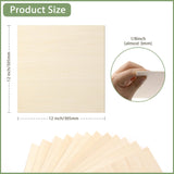 24 Pack Basswood Sheets 1/8 x 12 x 12 Inch for Crafts, Basswood Sheets Plywood Sheets for Laser Cutting & Engraving, Wood Burning, Architectural ESRICH