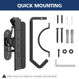 Kesito Swivel Bike Wall Mount, Vertical Bicycle Rack for Garage, Wall Mounted Bike Hanger Hook, Hanging Bike Storage Garage Organization, 4 Packs Kesito