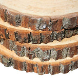 Wilson Basswood Round Rustic Wood Slice for Natural Décor, DIY Crafts (7-9") Set of Four WILSON