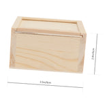 Abaodam 2pcs Boxes Small Wooden Box Unfinished Wood Organizer Sundries Storage Tray Plain Bamboo Soap Wooden Jewelry Case Wood Decor Jewelry Abaodam