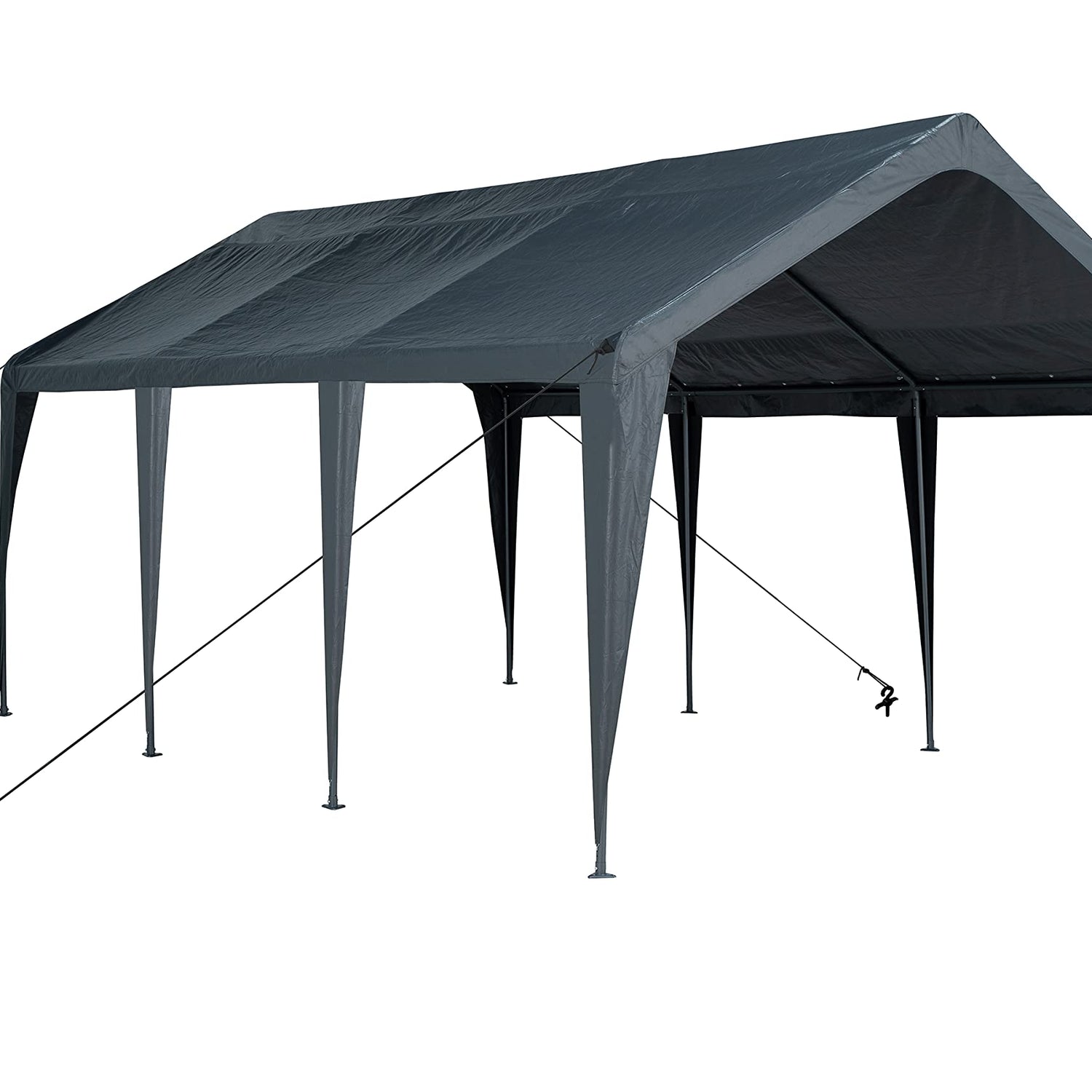 NOWENSOL Carport 12x20ft Car Port Garage Canopy Heavy Duty Car Tent Without Sidewalls & Doors, All Season and Portable Garage for Boat, Wedding NOWENSOL