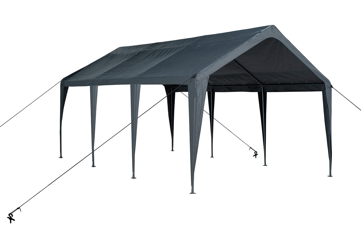 NOWENSOL Carport 12x20ft Car Port Garage Canopy Heavy Duty Car Tent Without Sidewalls & Doors, All Season and Portable Garage for Boat, Wedding